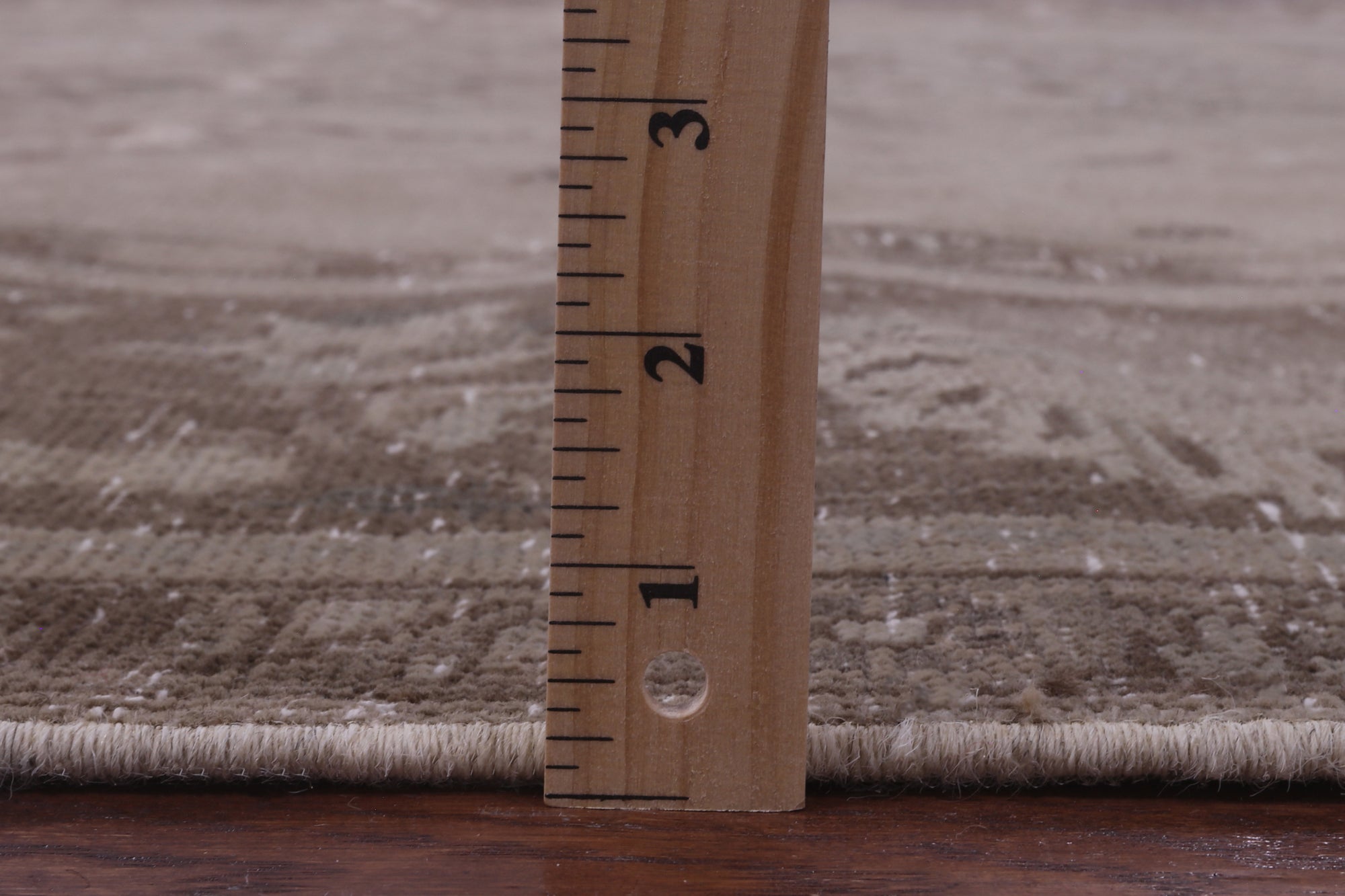 Ivory Persian Vintage White Wash Handmade Wool Rug - 9' 9" X 12' 3" - Golden Nile