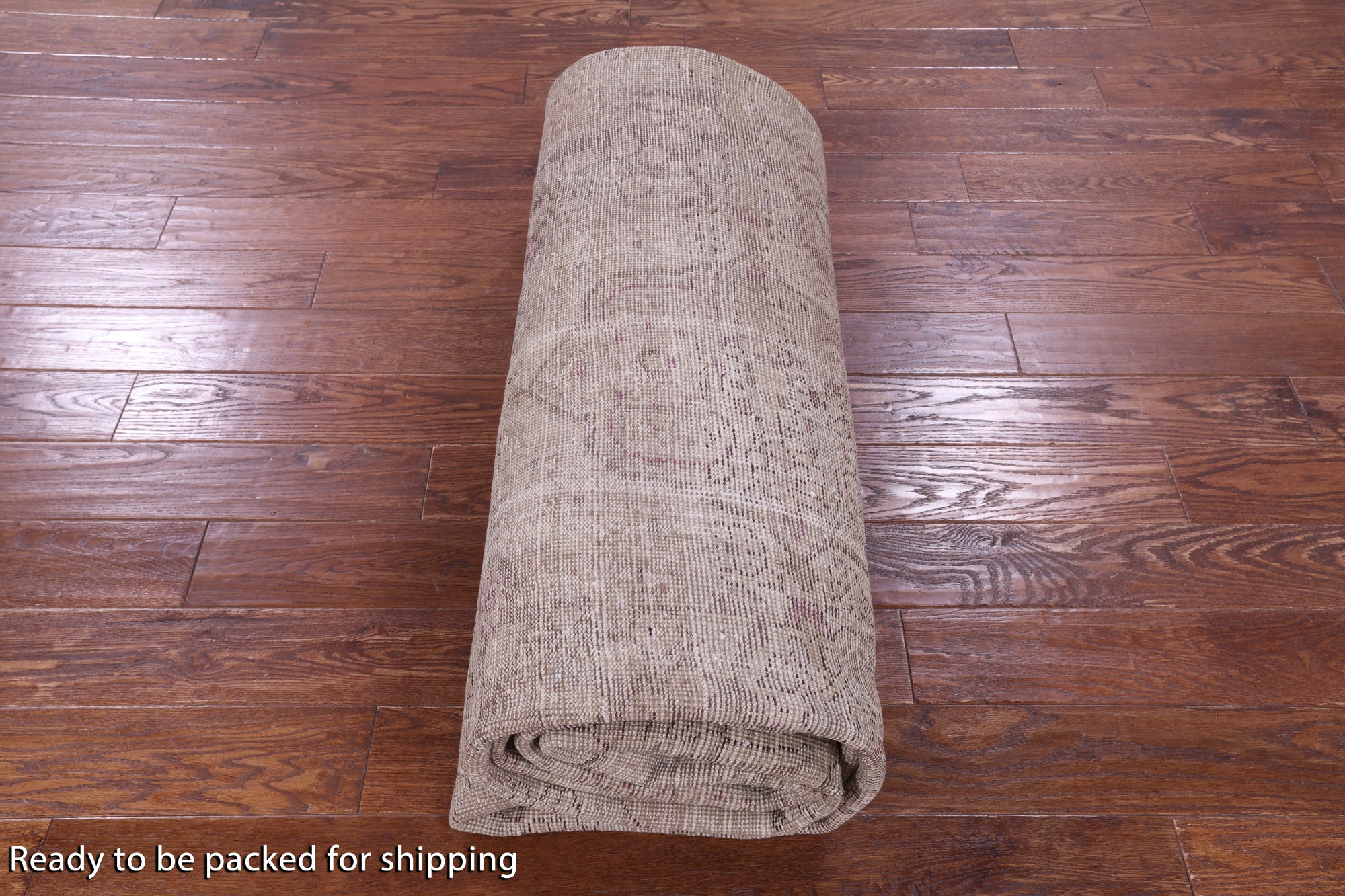 Ivory Persian Overdyed Handmade Wool Rug - 9' 7" X 12' 10" - Golden Nile