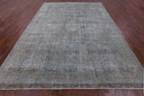Persian Overdyed Hand Knotted Wool Rug - 9' 6" X 12' 5" - Golden Nile