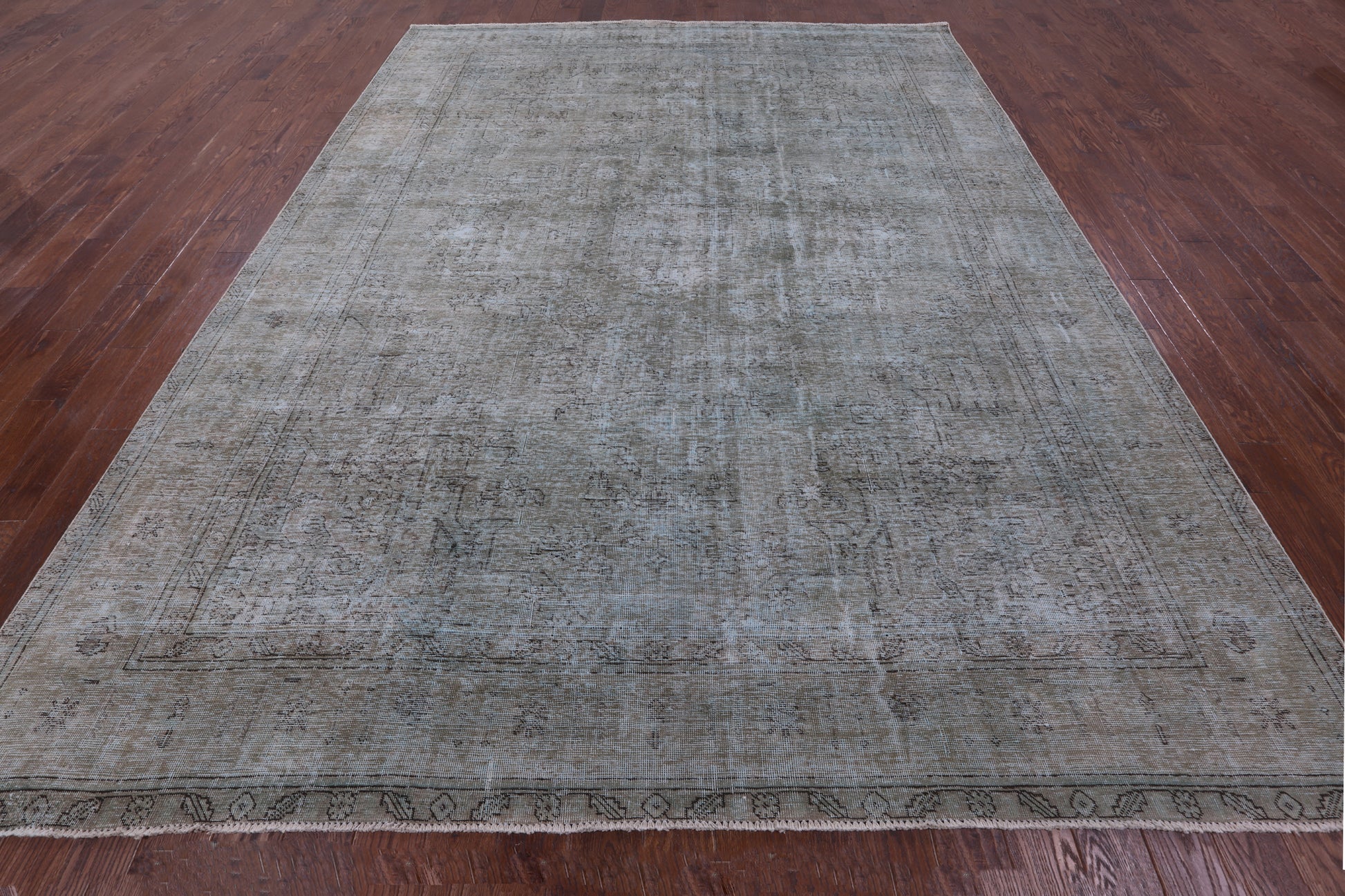 Persian Overdyed Hand Knotted Wool Rug - 9' 6" X 12' 5" - Golden Nile