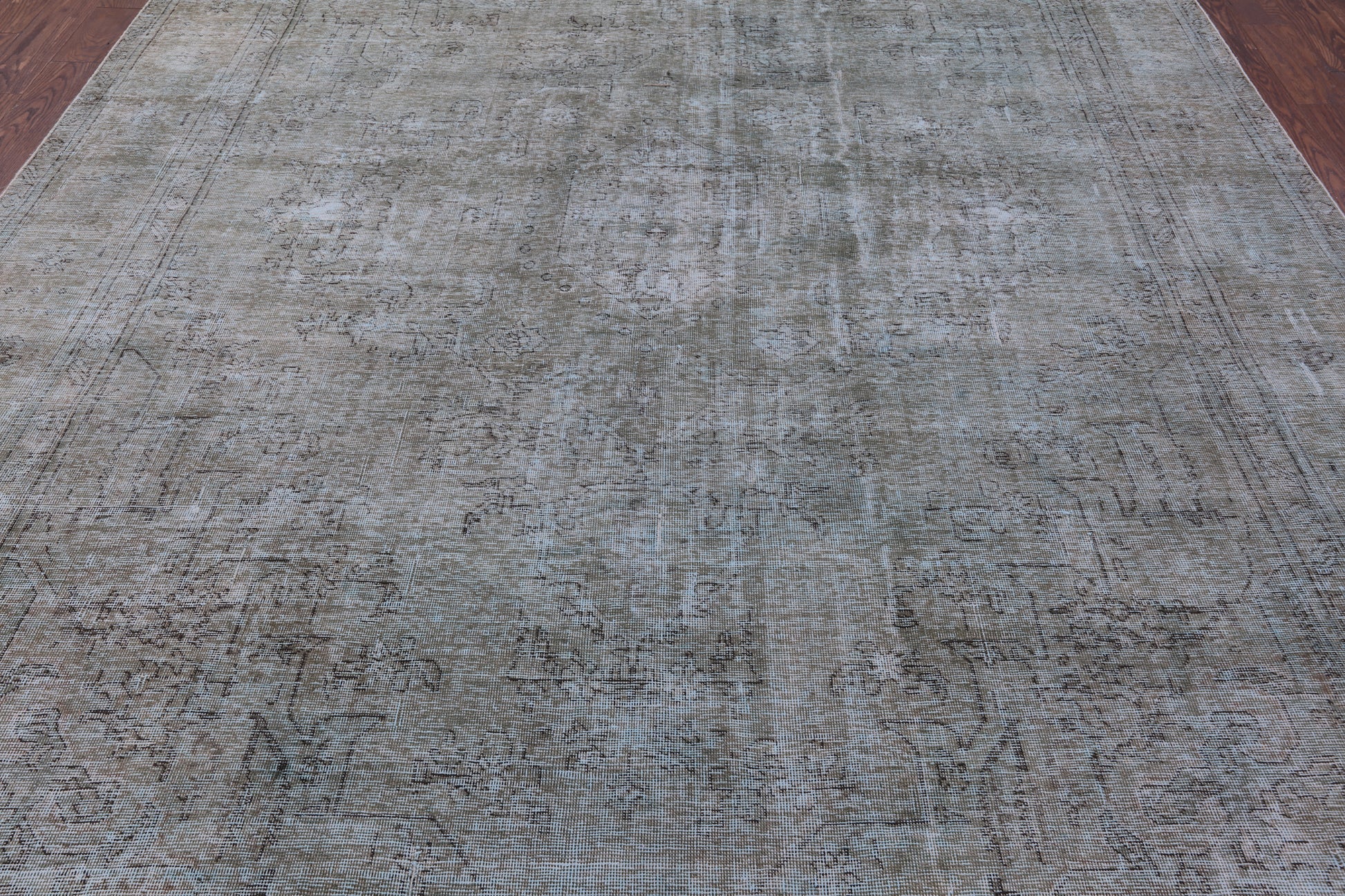 Persian Overdyed Hand Knotted Wool Rug - 9' 6" X 12' 5" - Golden Nile