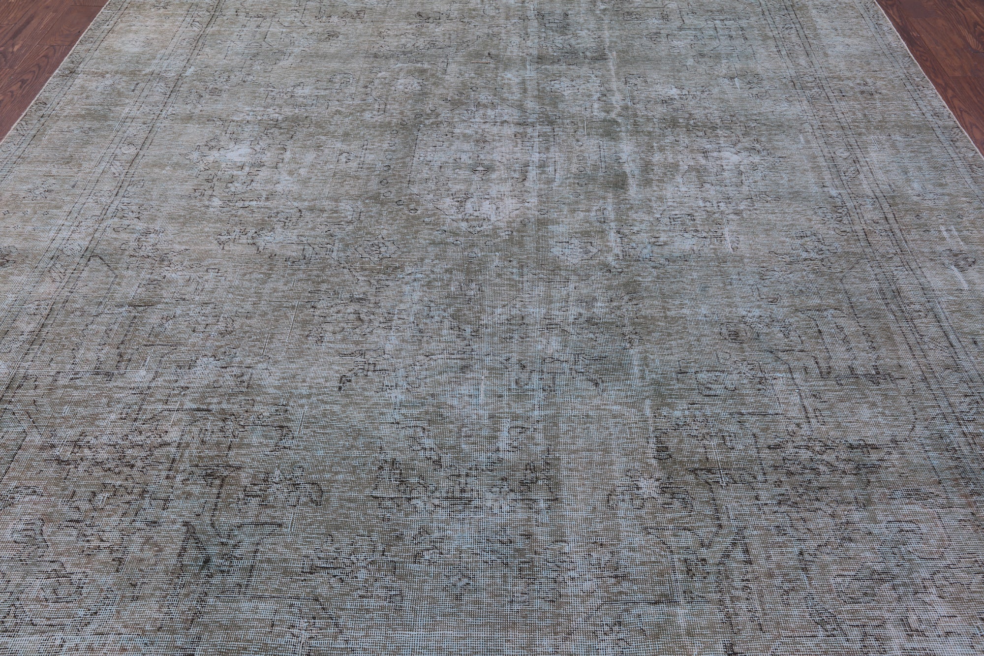 Persian Overdyed Hand Knotted Wool Rug - 9' 6" X 12' 5" - Golden Nile