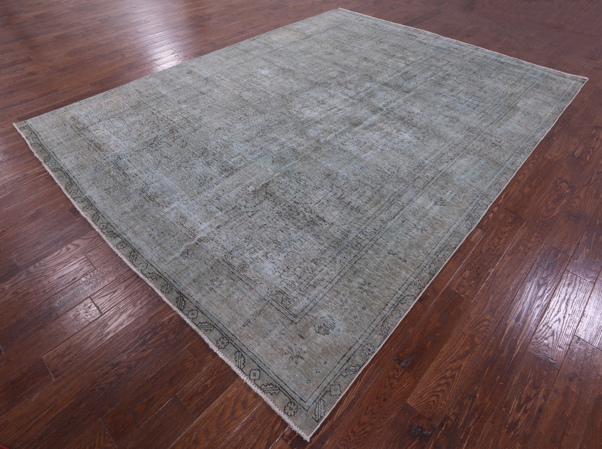 Persian Overdyed Hand Knotted Wool Rug - 9' 6" X 12' 5" - Golden Nile