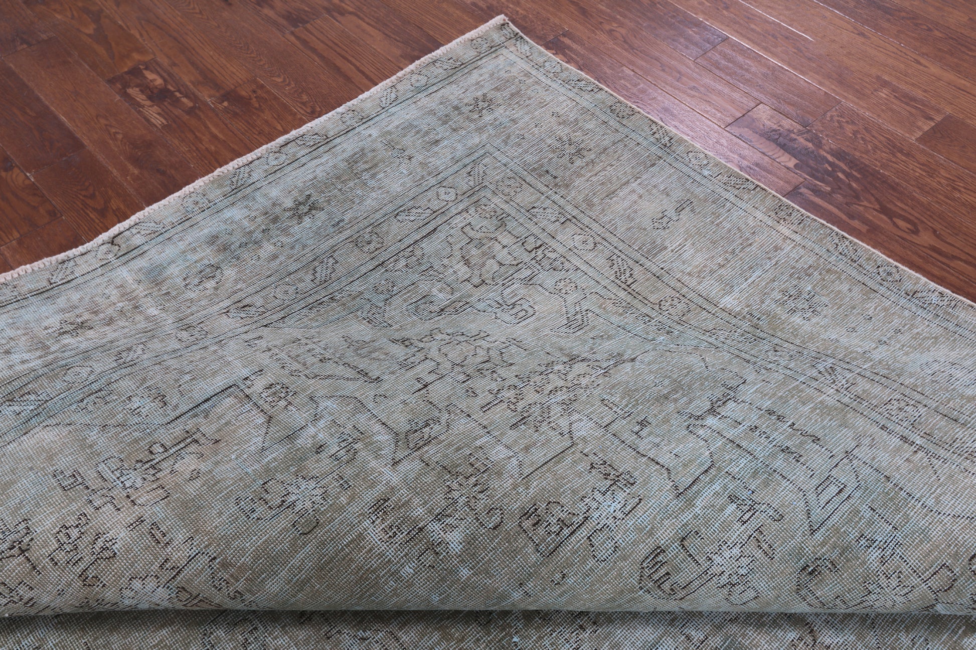 Persian Overdyed Hand Knotted Wool Rug - 9' 6" X 12' 5" - Golden Nile