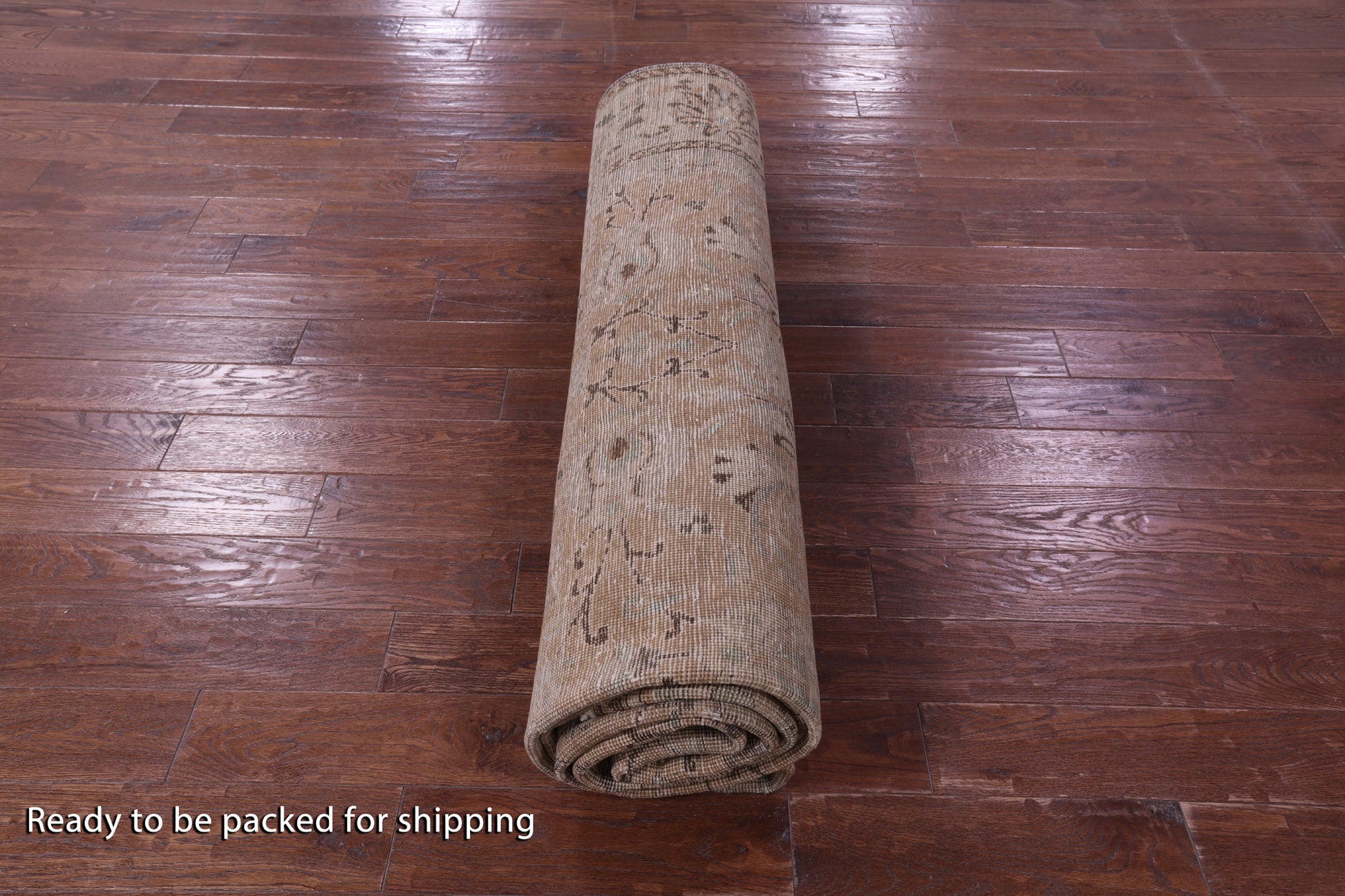 Ivory Persian Vintage White Wash Handmade Wool Rug - 9' 3" X 12' 1" - Golden Nile