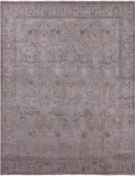 Ivory Persian Vintage White Wash Handmade Wool Rug - 9' 3" X 12' 1" - Golden Nile