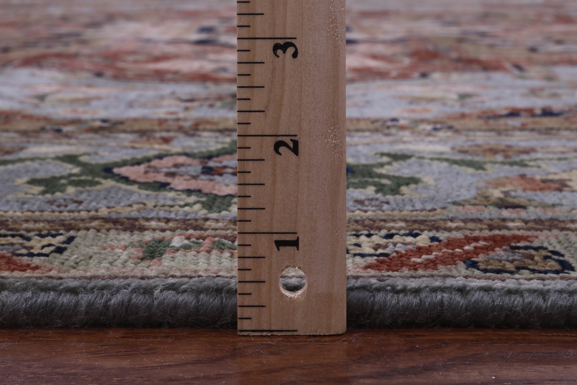 Blue Square Heriz Serapi Hand Knotted Wool Rug - 8' 10" X 8' 11" - Golden Nile