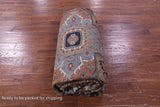 Blue Heriz Serapi Hand Knotted Wool Rug - 9' 11" X 14' 0" - Golden Nile