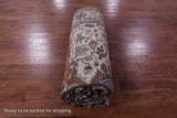 Ivory Heriz Serapi Hand Knotted Wool Rug - 8' 11" X 18' 1" - Golden Nile