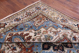 Ivory Heriz Serapi Hand Knotted Wool Rug - 8' 11" X 18' 1" - Golden Nile