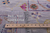 Grey Turkish Oushak Hand Knotted Wool Rug - 12' 2" X 14' 9" - Golden Nile