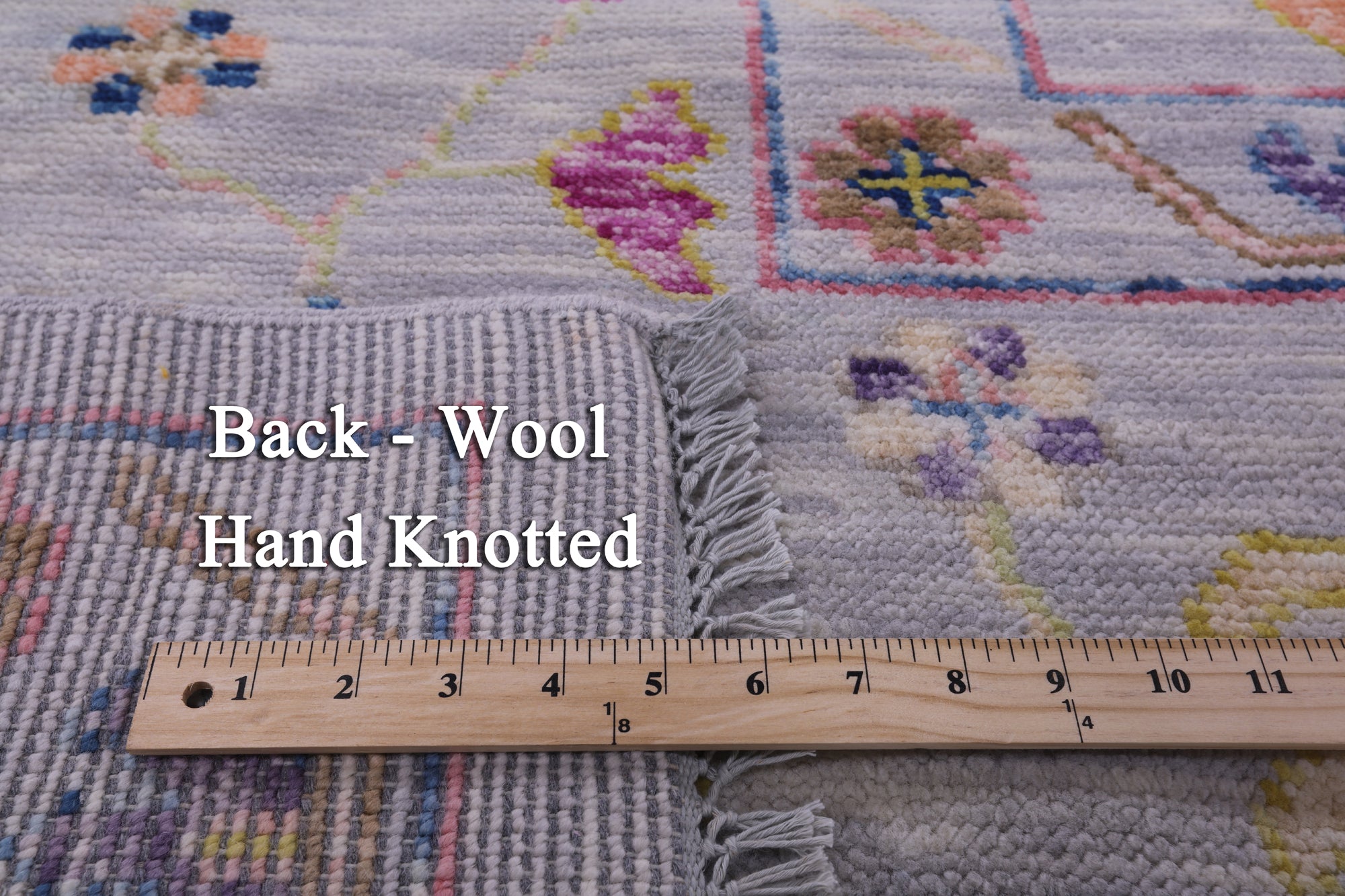 Grey Turkish Oushak Hand Knotted Wool Rug - 12' 2" X 14' 9" - Golden Nile