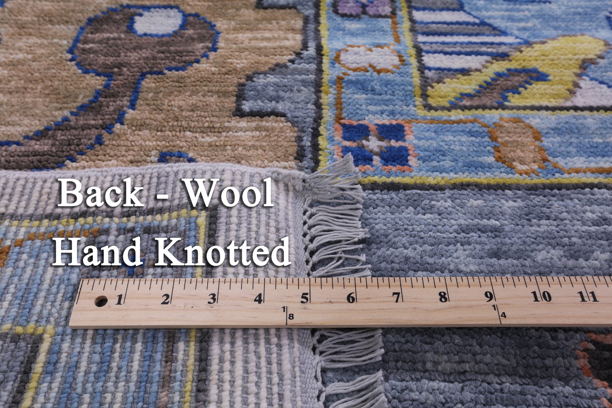 Grey Turkish Oushak Hand Knotted Wool Rug - 12' 3" X 14' 10" - Golden Nile