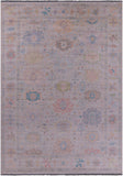 Ivory Turkish Oushak Handmade Wool Rug - 10' 1" X 14' 0" - Golden Nile