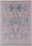 Grey Turkish Oushak Handmade Wool Rug - 10' 1" X 13' 9" - Golden Nile