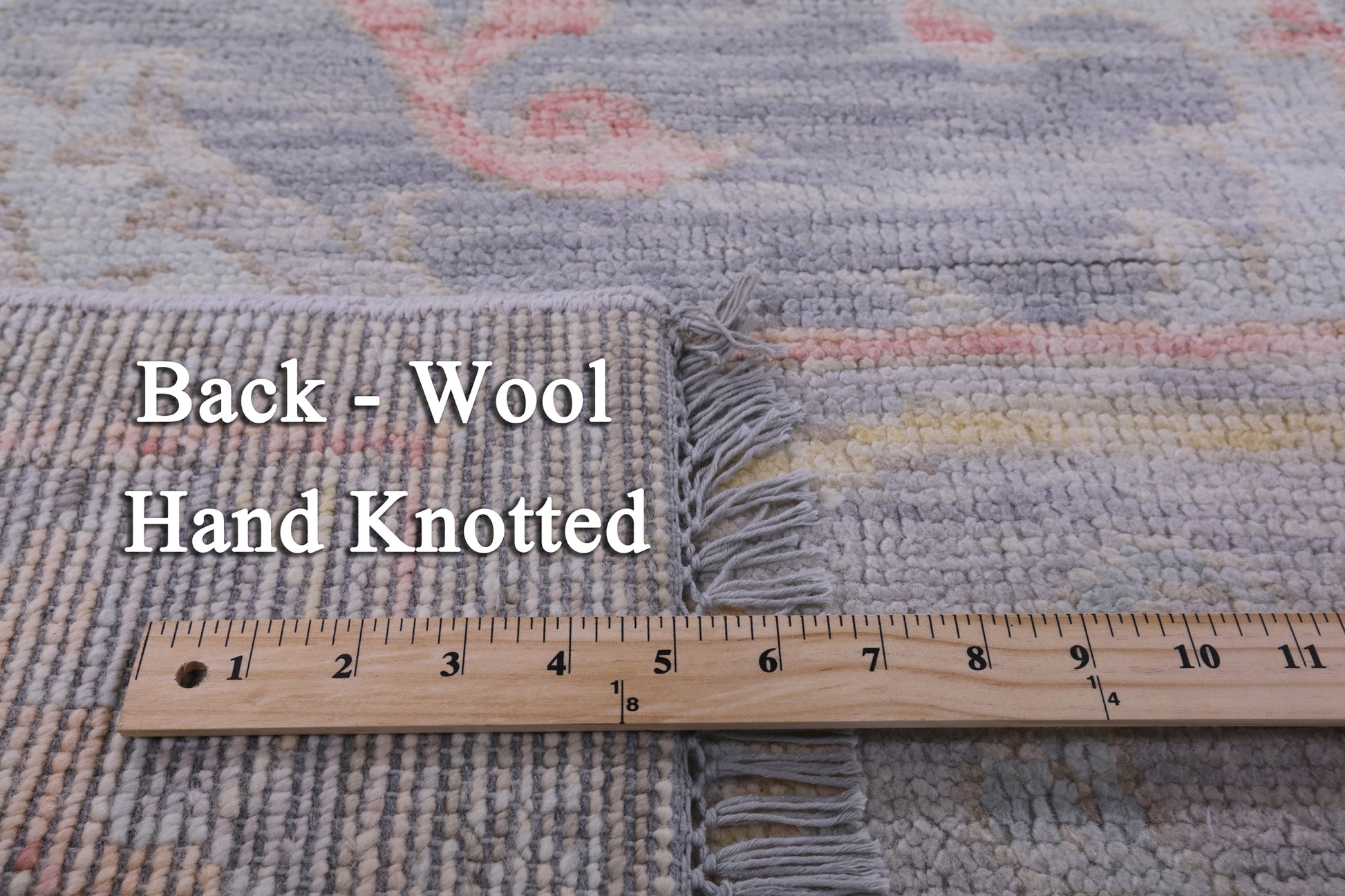 Grey Turkish Oushak Handmade Wool Rug - 10' 1" X 13' 9" - Golden Nile