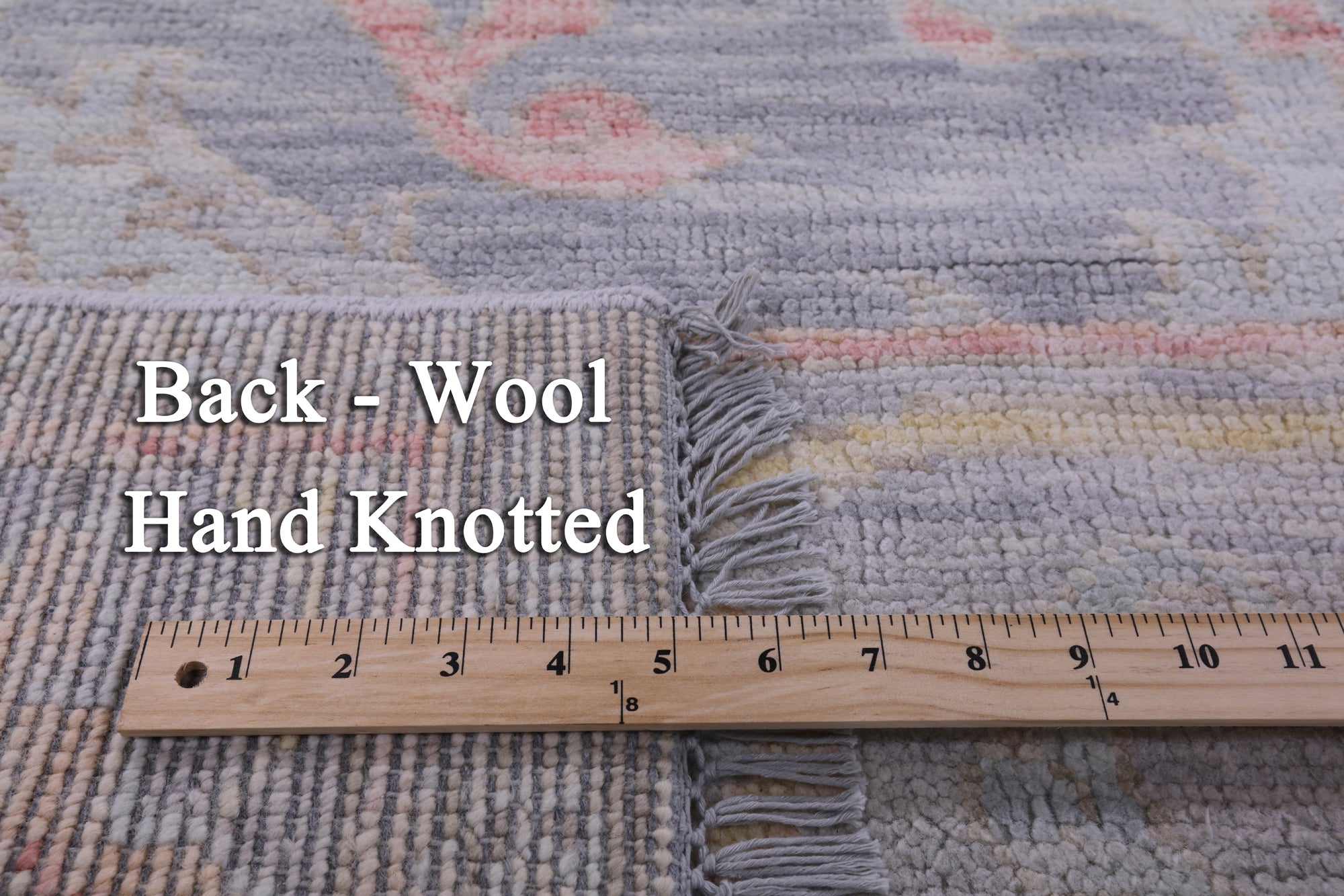 Grey Turkish Oushak Handmade Wool Rug - 10' 1" X 13' 9" - Golden Nile