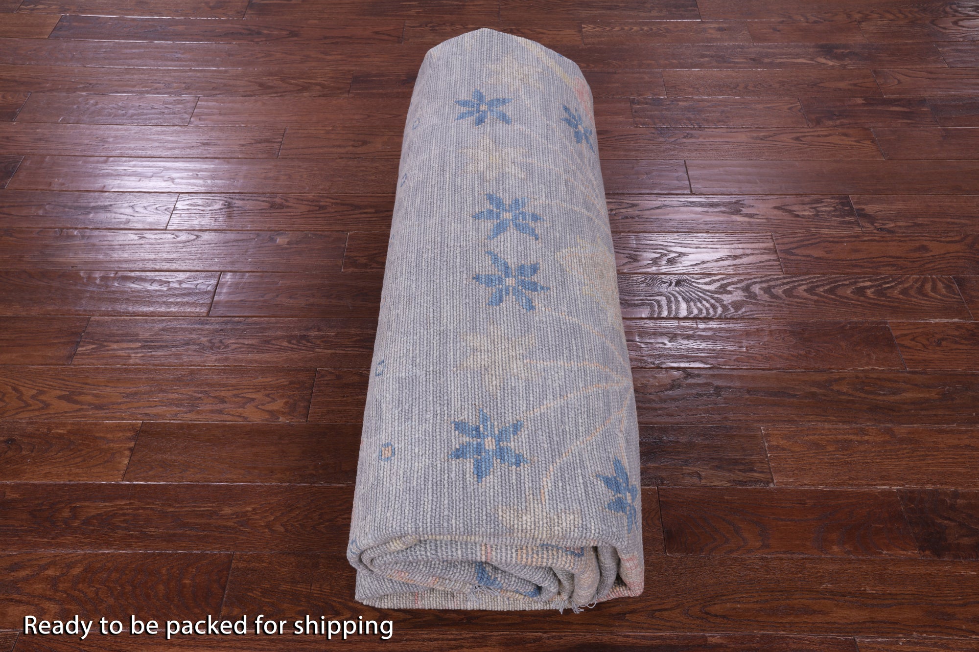 Grey Turkish Oushak Handmade Wool Rug - 10' 1" X 13' 9" - Golden Nile