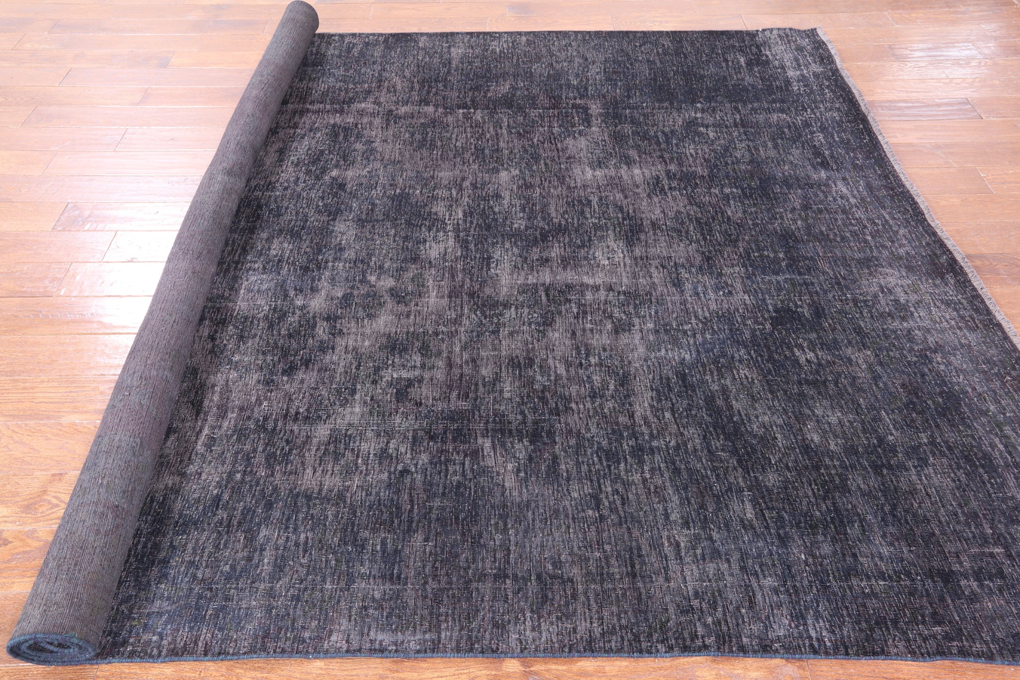 Persian Overdyed Handmade Wool Area Rug - 7' 8" X 11' 4" - Golden Nile