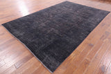 Persian Overdyed Handmade Wool Area Rug - 7' 8" X 11' 4" - Golden Nile