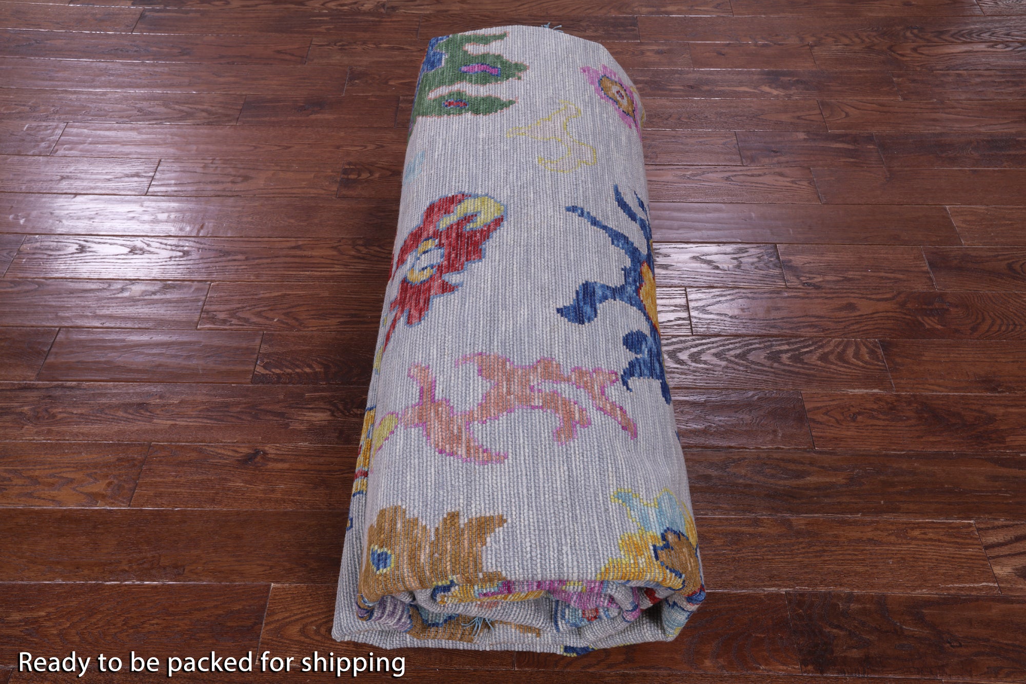 Grey Turkish Oushak Hand Knotted Wool Rug - 10' 2" X 14' 0" - Golden Nile