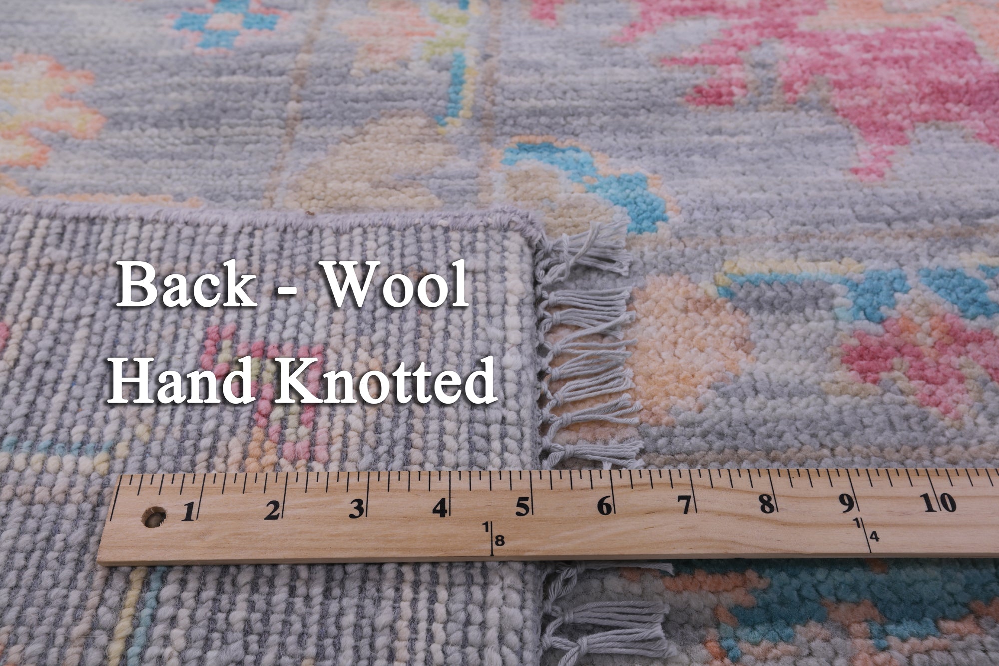 Grey Turkish Oushak Hand Knotted Wool Rug - 10' 2" X 13' 11" - Golden Nile