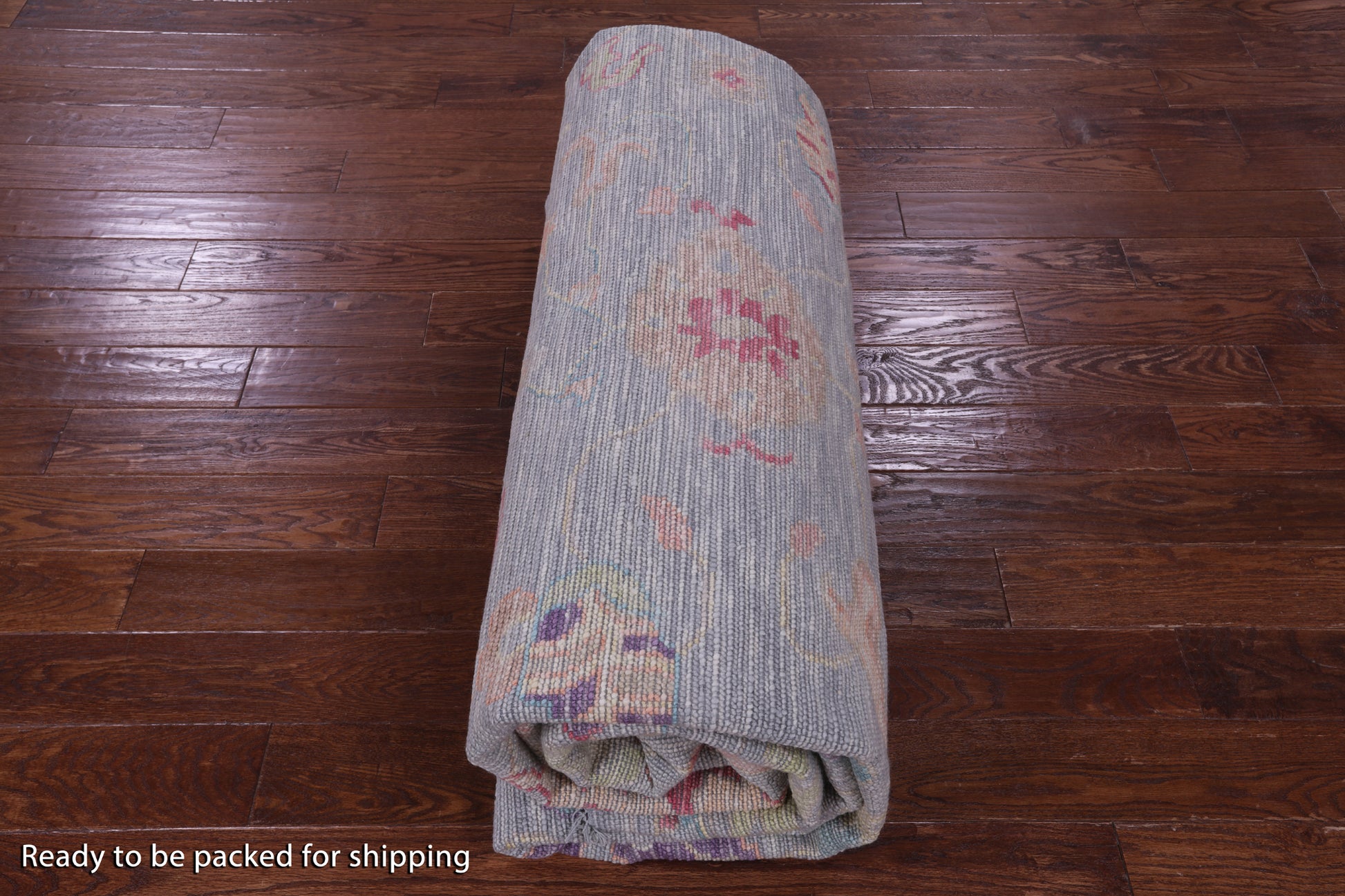 Grey Turkish Oushak Hand Knotted Wool Rug - 10' 2" X 13' 11" - Golden Nile