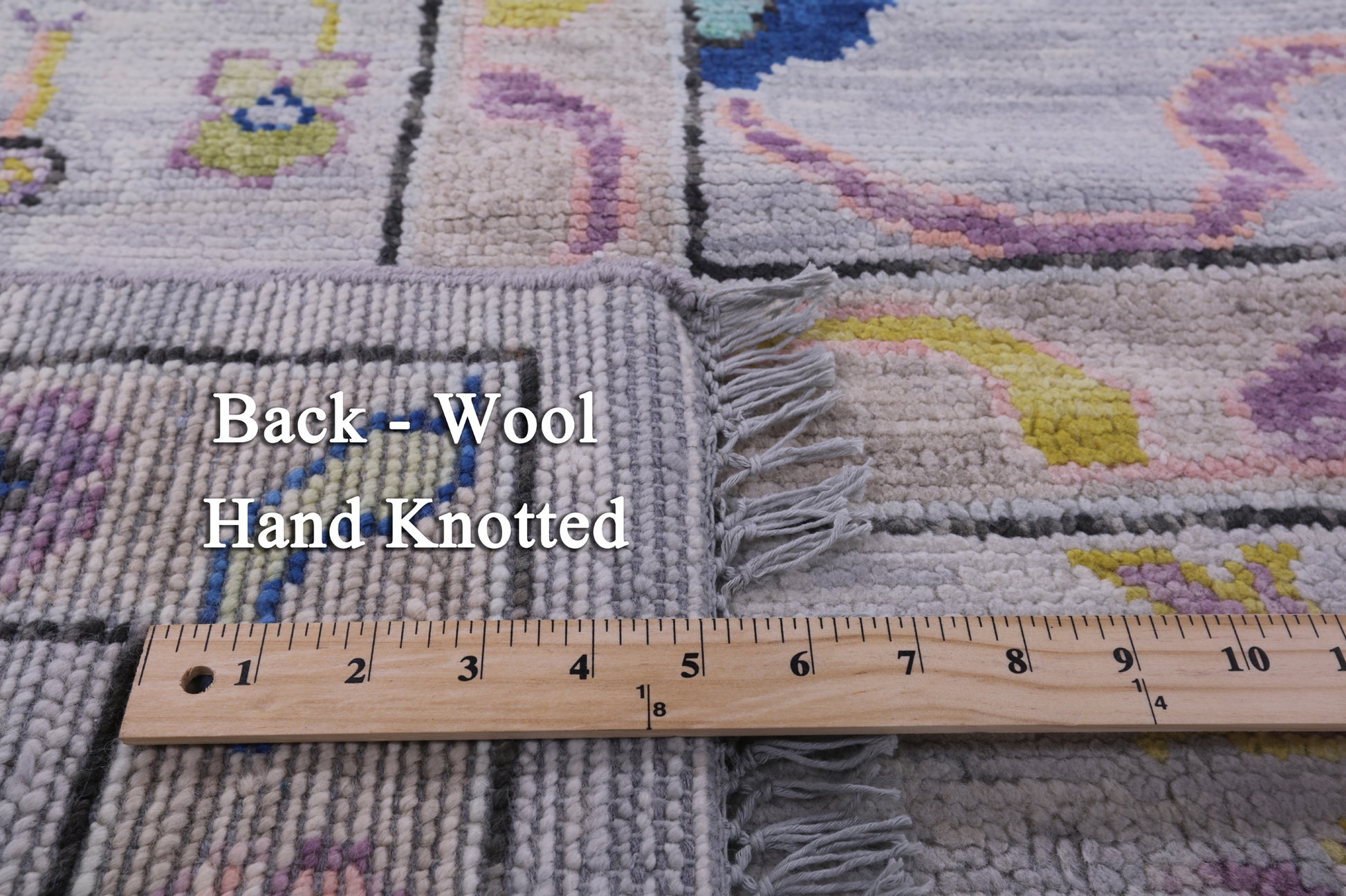 Grey Turkish Oushak Hand Knotted Wool Rug - 10' 2" X 13' 11" - Golden Nile