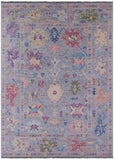 Grey Turkish Oushak Handmade Wool Rug - 10' 2" X 13' 9" - Golden Nile