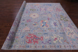 Grey Turkish Oushak Handmade Wool Rug - 10' 2" X 13' 9" - Golden Nile