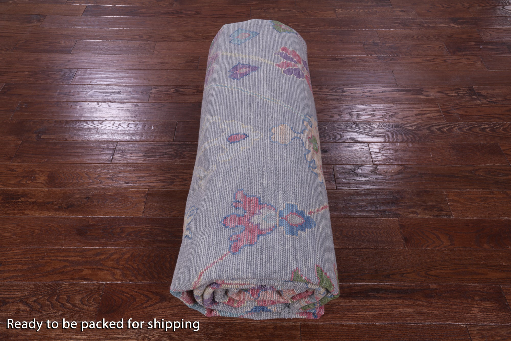 Grey Turkish Oushak Handmade Wool Rug - 10' 2" X 13' 9" - Golden Nile