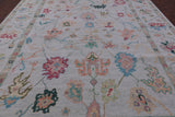 Turkish Oushak Hand Knotted Wool Rug - 10' 3" X 14' 0" - Golden Nile