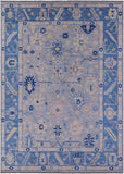 Grey Turkish Oushak Handmade Wool Rug - 10' 1" X 14' 0" - Golden Nile