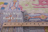 Grey Turkish Oushak Hand Knotted Wool Rug - 10' 3" X 13' 10" - Golden Nile