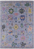 Turkish Oushak Handmade Wool Rug - 9' 11" X 13' 9" - Golden Nile