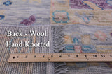 Grey Turkish Oushak Hand Knotted Wool Rug - 10' 2" X 13' 11" - Golden Nile
