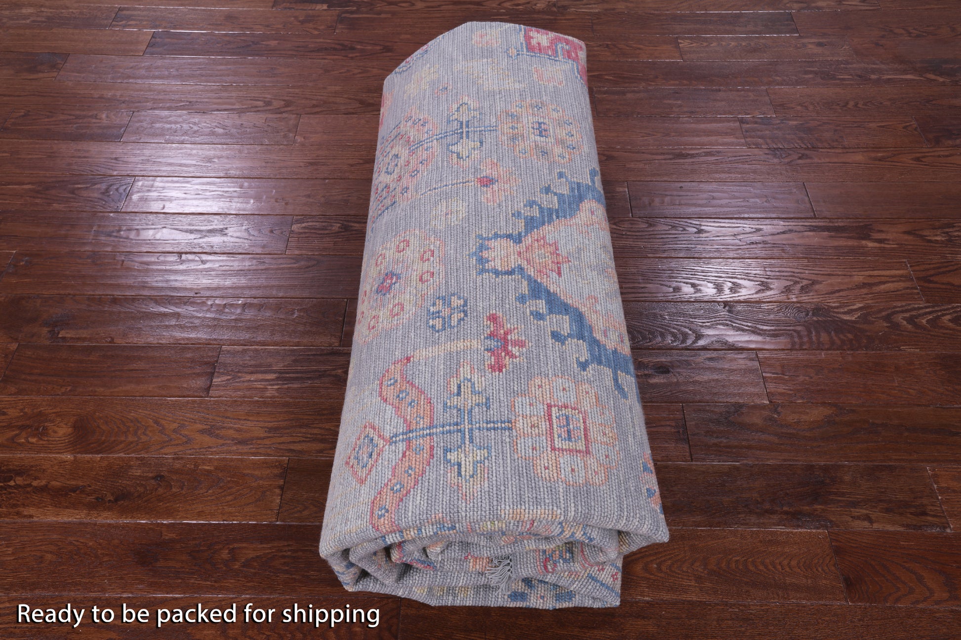 Grey Kazak Hand Knotted Wool Rug - 10' 0" X 14' 0" - Golden Nile