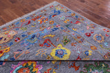 Grey Turkish Oushak Hand Knotted Wool Rug - 10' 2" X 13' 10" - Golden Nile