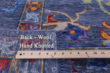 Grey Turkish Oushak Hand Knotted Wool Rug - 10' 4" X 13' 10" - Golden Nile