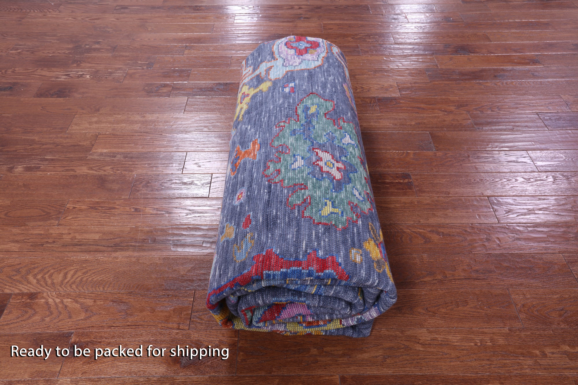 Grey Turkish Oushak Hand Knotted Wool Rug - 10' 4" X 13' 10" - Golden Nile