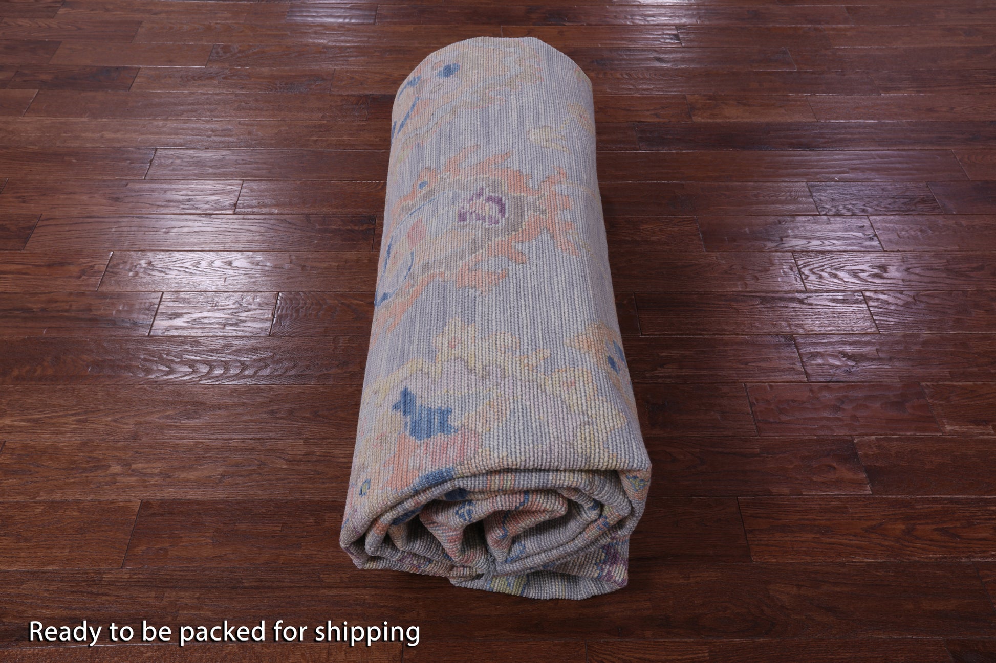 Grey Turkish Oushak Hand Knotted Wool Rug - 10' 1" X 13' 9" - Golden Nile