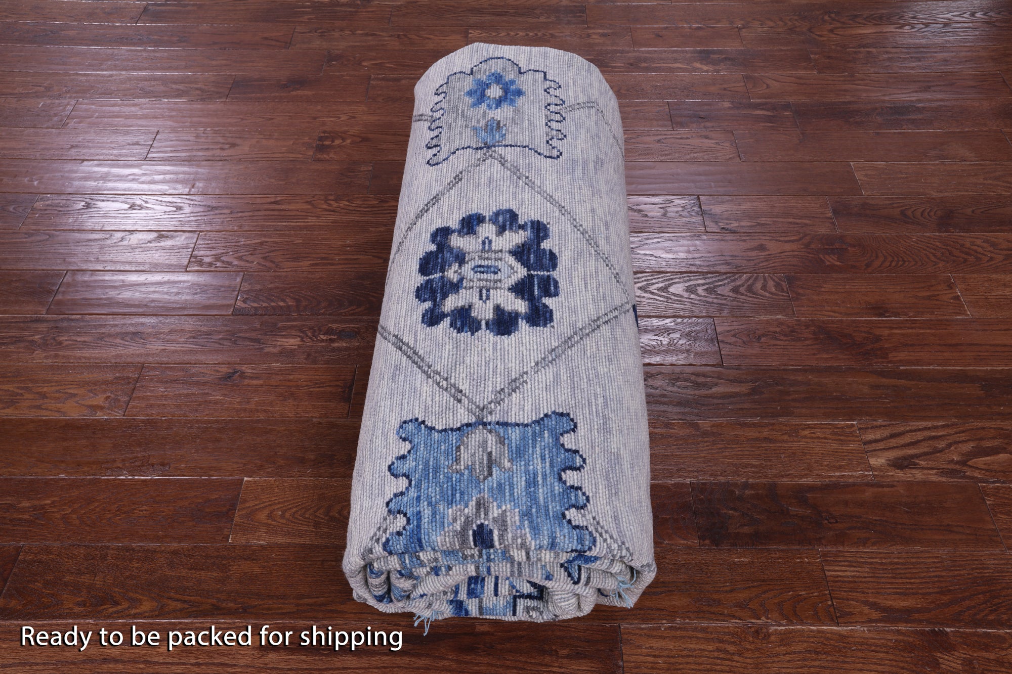 Grey Turkish Oushak Hand Knotted Wool Rug - 10' 2" X 13' 8" - Golden Nile