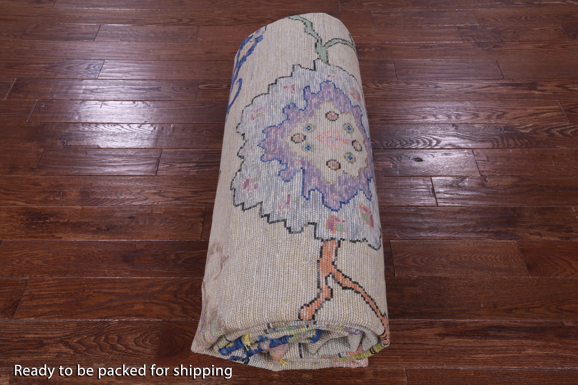 Turkish Oushak Hand Knotted Wool Rug - 10' 2" X 13' 11" - Golden Nile