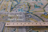 Grey Heriz Serapi Hand Knotted Wool Rug - 8' 11" X 11' 9" - Golden Nile