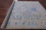 Grey Heriz Serapi Hand Knotted Wool Rug - 8' 11" X 11' 9" - Golden Nile