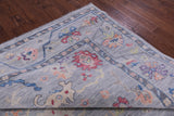 Grey Turkish Oushak Hand Knotted Wool Rug - 9' 1" X 12' 0" - Golden Nile