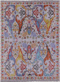 Grey Turkish Oushak Handmade Wool Rug - 9' 1" X 12' 3" - Golden Nile