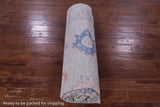 Grey Turkish Oushak Hand Knotted Wool Rug - 9' 0" X 11' 9" - Golden Nile