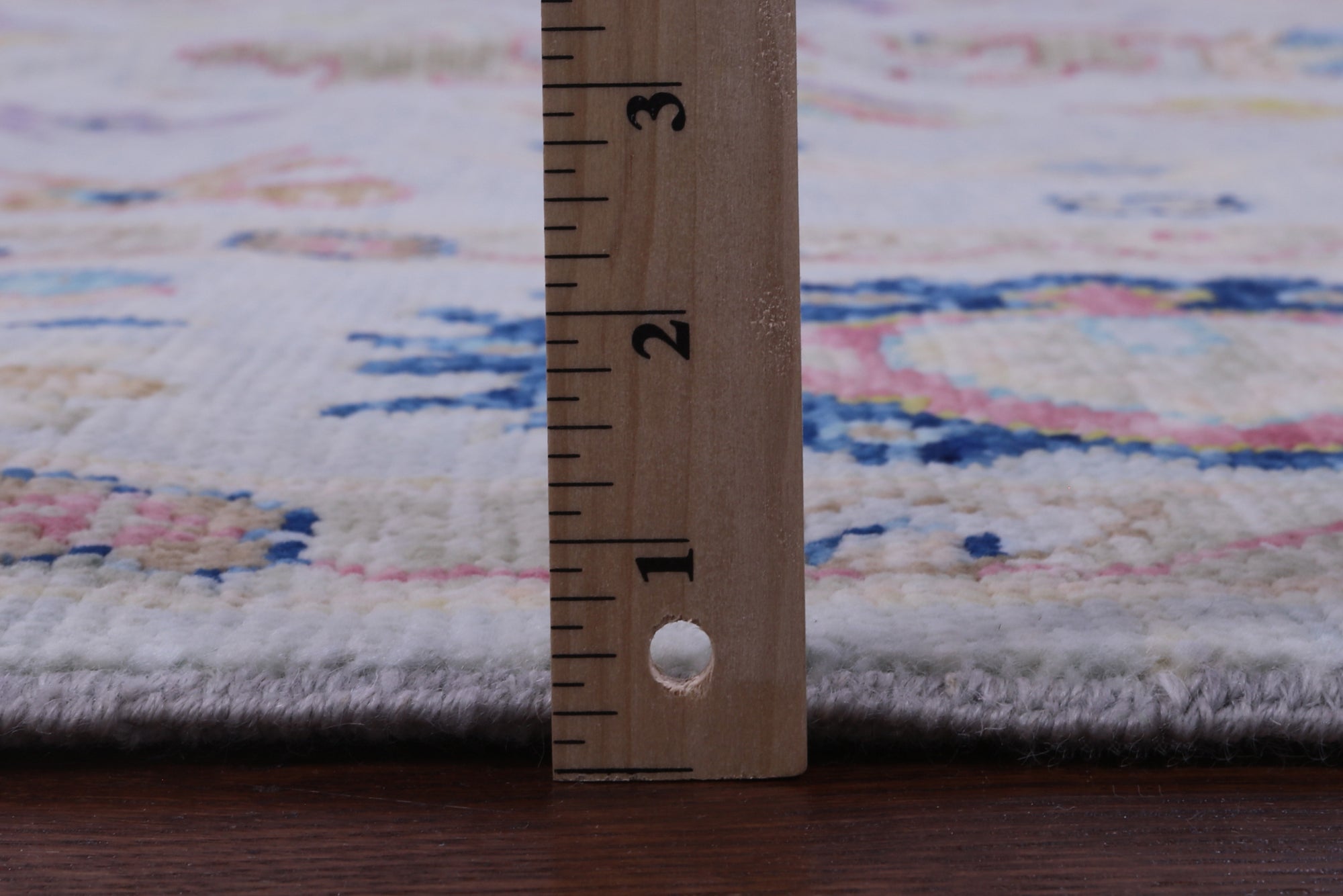 Light Blue Square Turkish Oushak Hand Knotted Wool Rug - 8' 10" X 9' 0" - Golden Nile