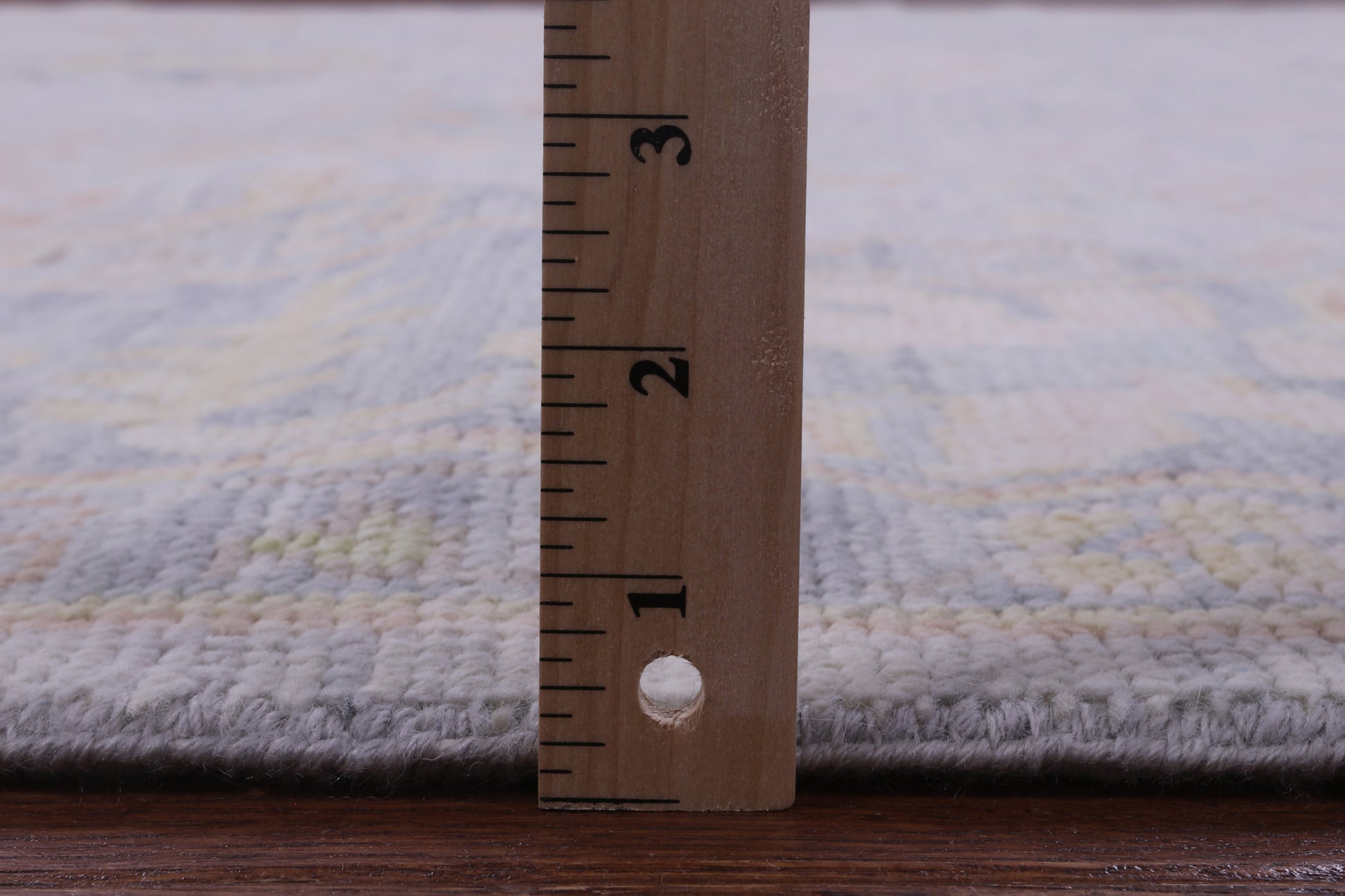 Silver Square Turkish Oushak Hand Knotted Wool Rug - 9' 2" X 9' 3" - Golden Nile